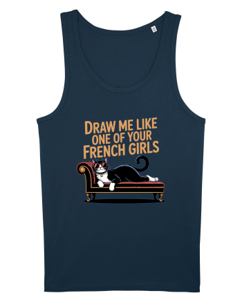 DRAW ME LIKE ONE OF YOUR FRENCH GIRLS - pisica Navy