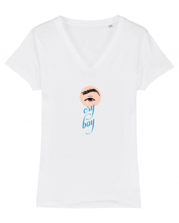 Cry boy (ochi, color) White