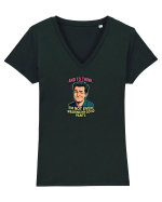 AND TO THINK, I`M NOT EVEN WEARING MY GOOD PANTS 2 Tricou mânecă scurtă guler V Damă Evoker