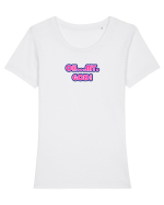 OH....MY....GOD! Tricou mânecă scurtă guler larg fitted Damă Expresser
