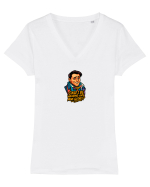 COULD I BE WEARING ANY MORE CLOTHES? 2 Tricou mânecă scurtă guler V Damă Evoker