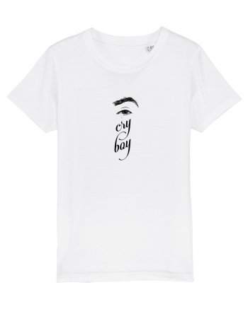 Cry boy (ochi, negru) White