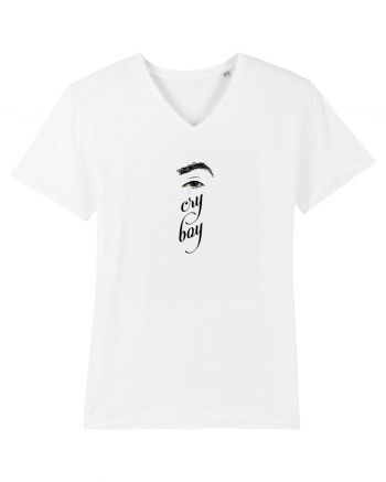 Cry boy (ochi, negru) White