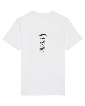 Cry boy (ochi, negru) White