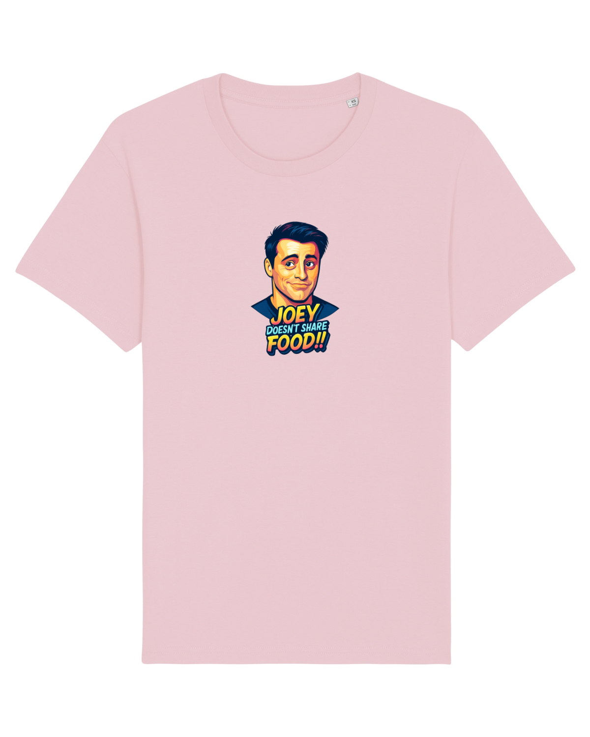 Tricou mânecă scurtă Unisex Rocker Cotton Pink
