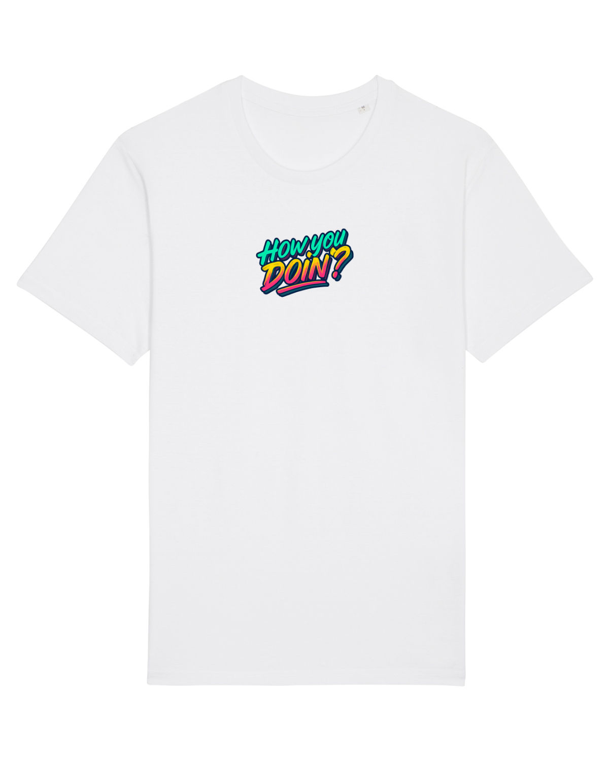Tricou mânecă scurtă Unisex Rocker White