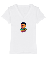HOW YOU DOIN`? 2 Tricou mânecă scurtă guler V Damă Evoker