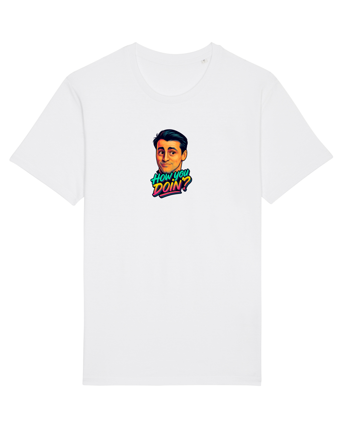 Tricou mânecă scurtă Unisex Rocker White