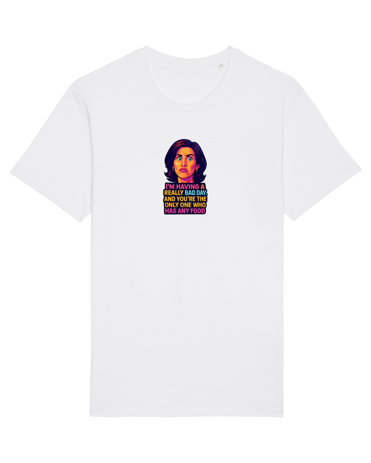 Tricou mânecă scurtă Unisex Rocker White