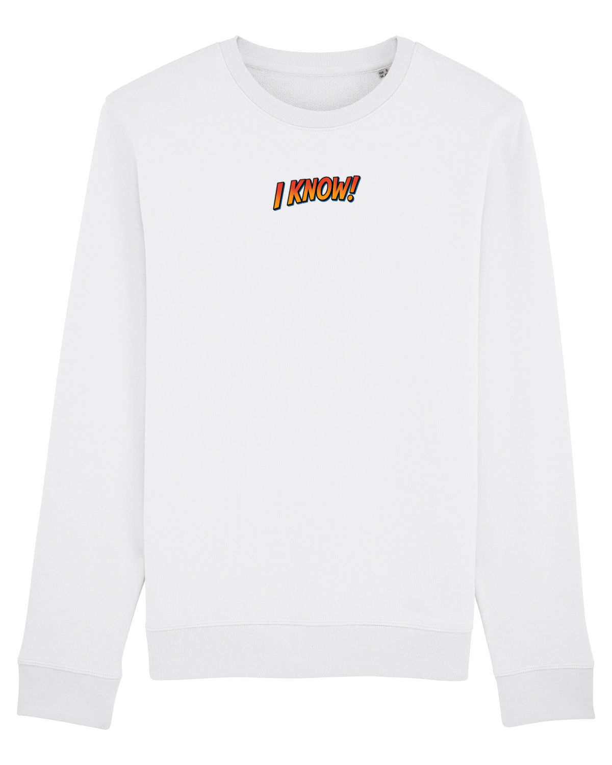 Bluză mânecă lungă Unisex Rise White