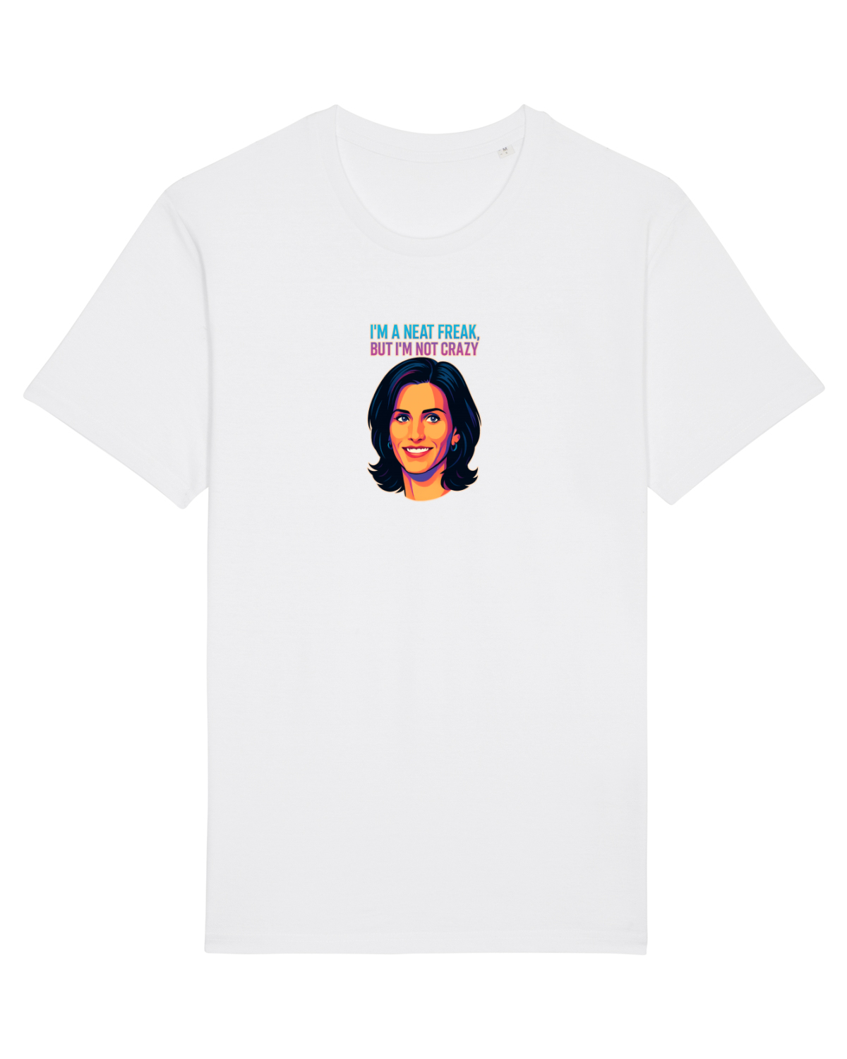 Tricou mânecă scurtă Unisex Rocker White