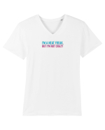 I`M A NEAT FREAK, BUT I`M NOT CRAZY - Sunt obsedat/a de curatenie 2 Tricou mânecă scurtă guler V Bărbat Presenter