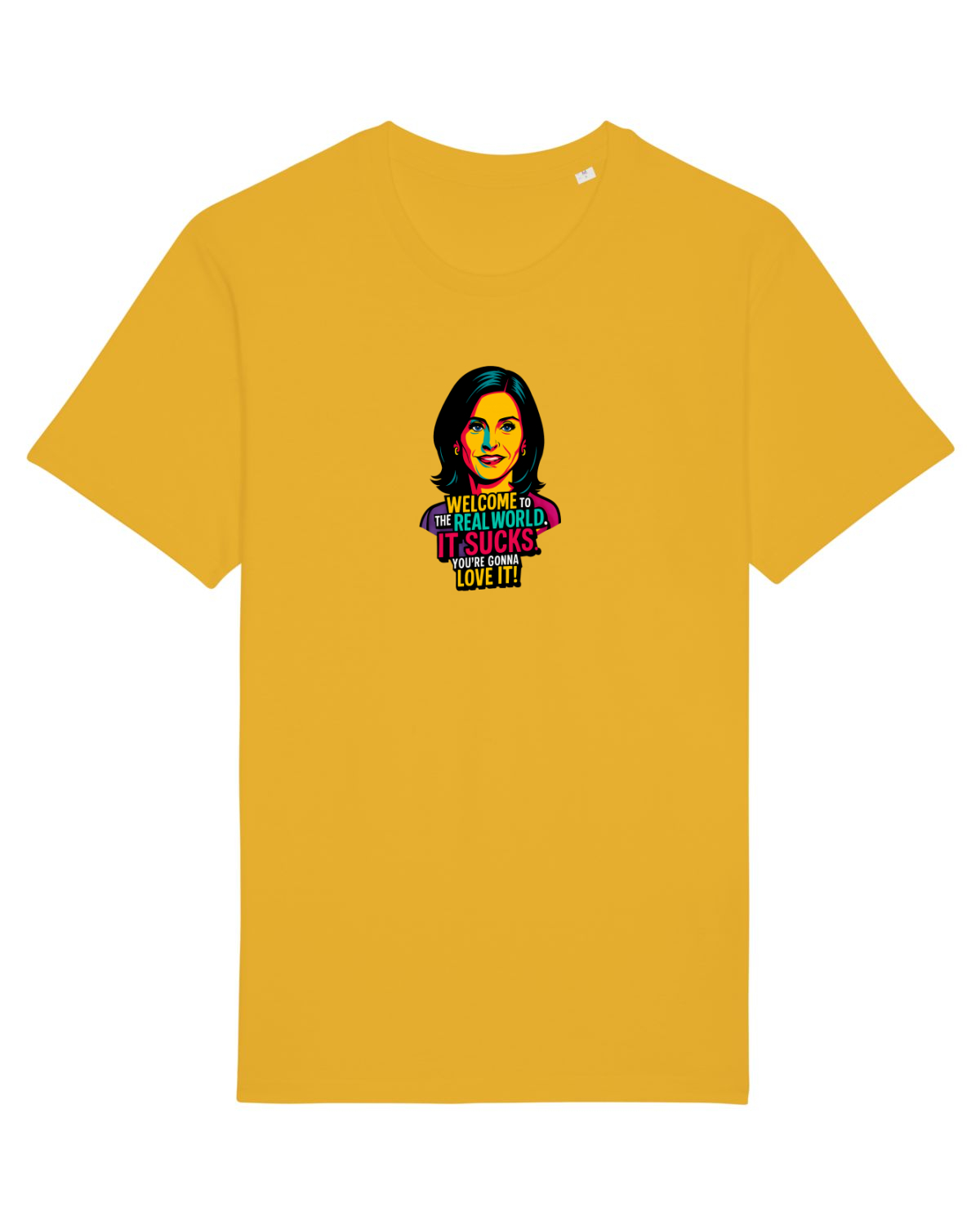 Tricou mânecă scurtă Unisex Rocker Spectra Yellow