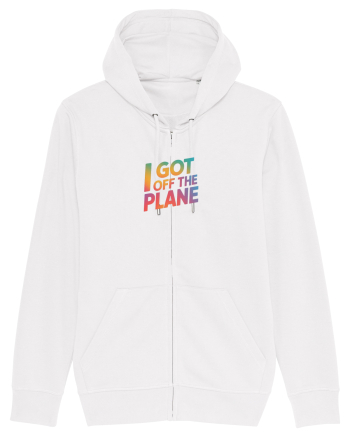 I GOT OFF THE PLANE  White