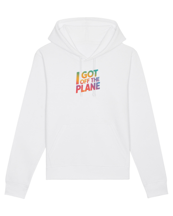 I GOT OFF THE PLANE  White