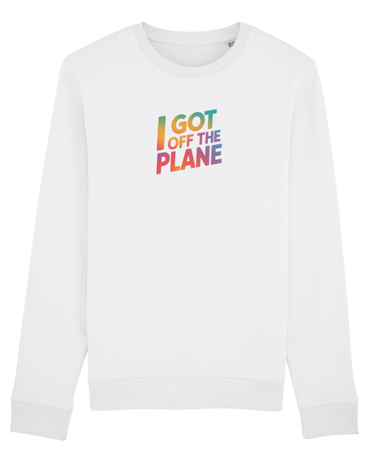 Bluză mânecă lungă Unisex Rise White