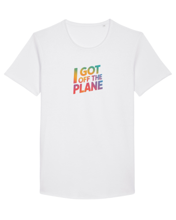 I GOT OFF THE PLANE  White