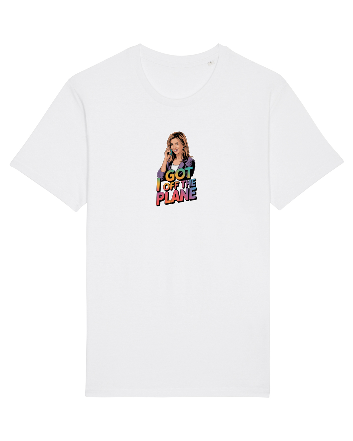 Tricou mânecă scurtă Unisex Rocker White