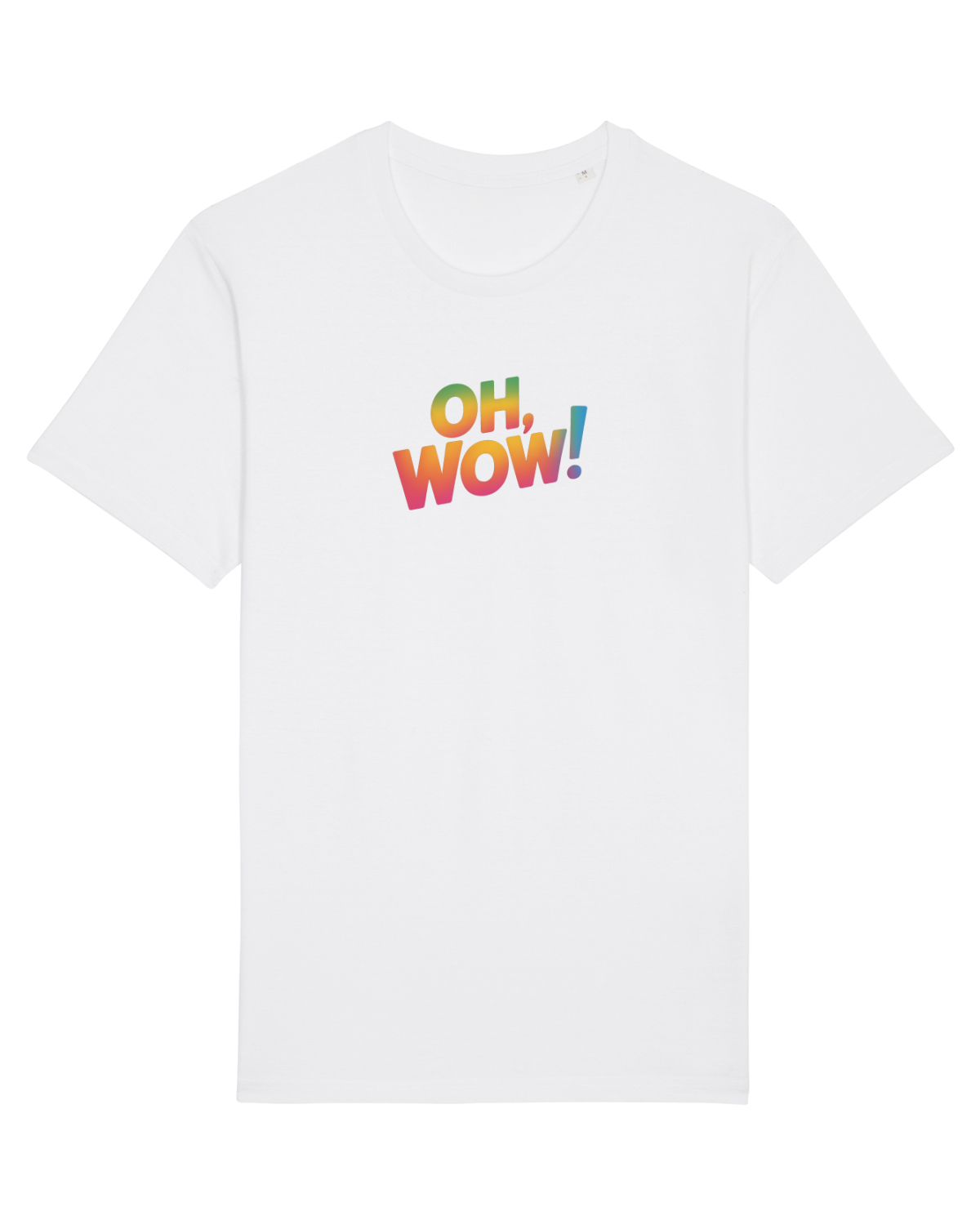 Tricou mânecă scurtă Unisex Rocker White