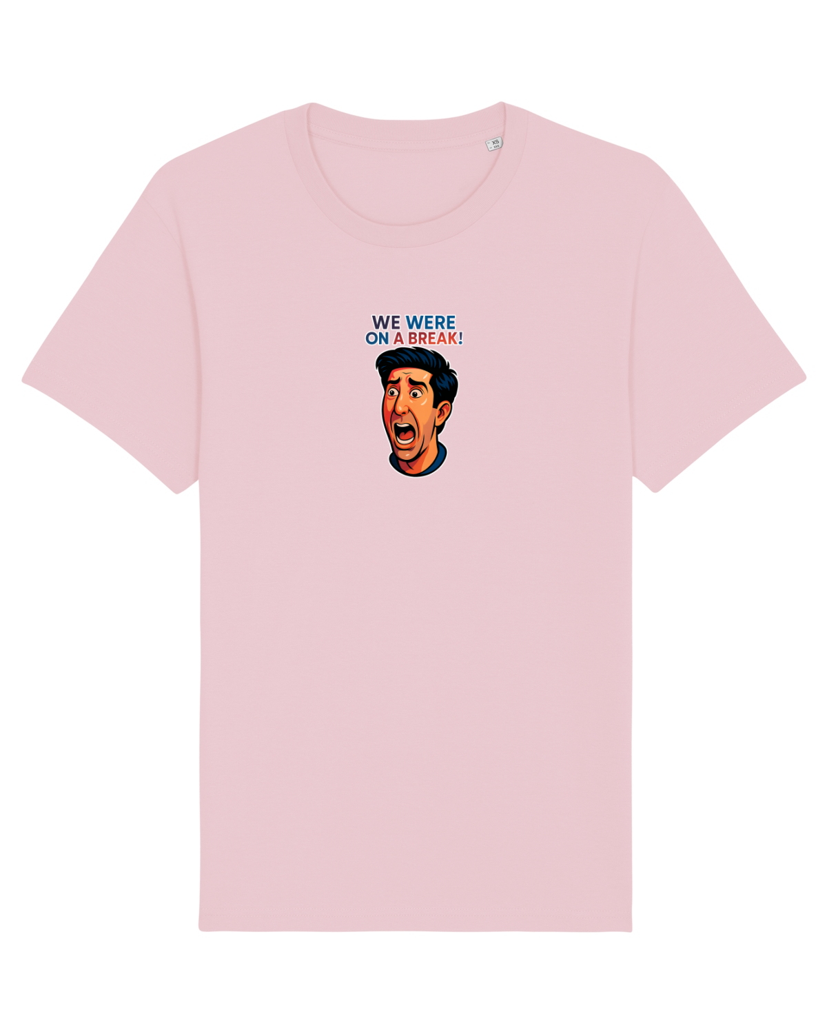 Tricou mânecă scurtă Unisex Rocker Cotton Pink