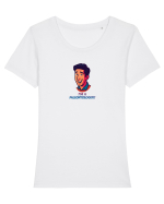 I`M A PALEONTOLOGIST 2 Tricou mânecă scurtă guler larg fitted Damă Expresser