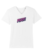PIVOT! Tricou mânecă scurtă guler V Bărbat Presenter