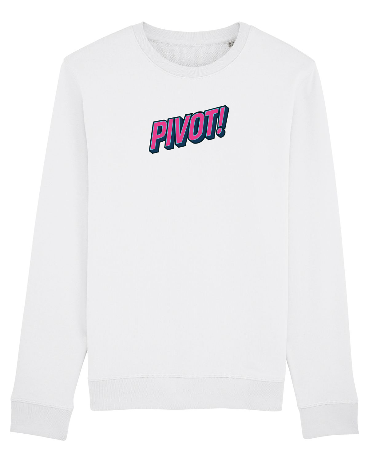 Bluză mânecă lungă Unisex Rise White