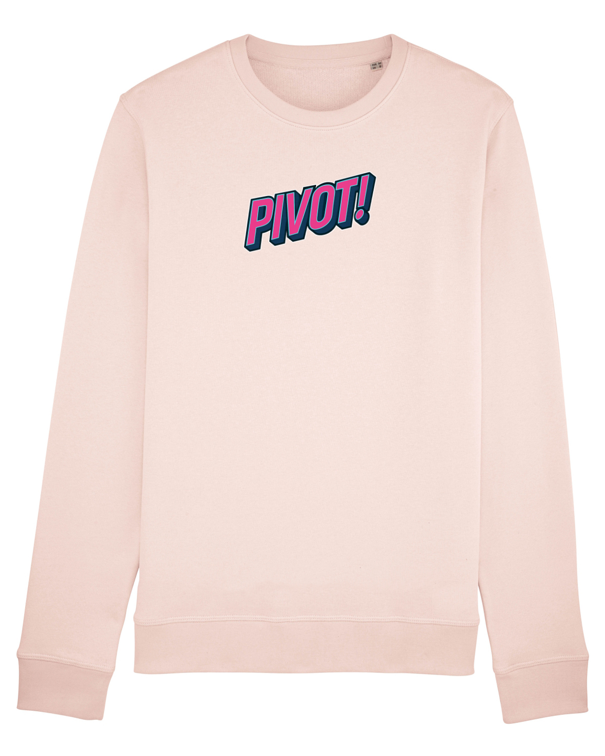 Bluză mânecă lungă Unisex Rise Candy Pink