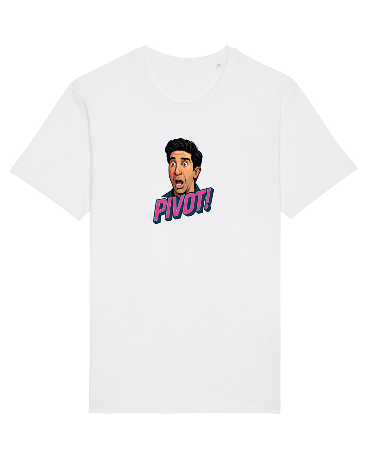 Tricou mânecă scurtă Unisex Rocker White