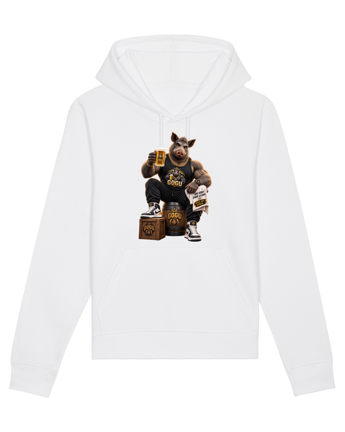 Hanorac Unisex Drummer White