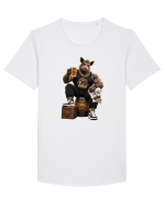 GOGU – BORFAȘII | Regele combinațiilor Tricou mânecă scurtă guler larg Bărbat Skater