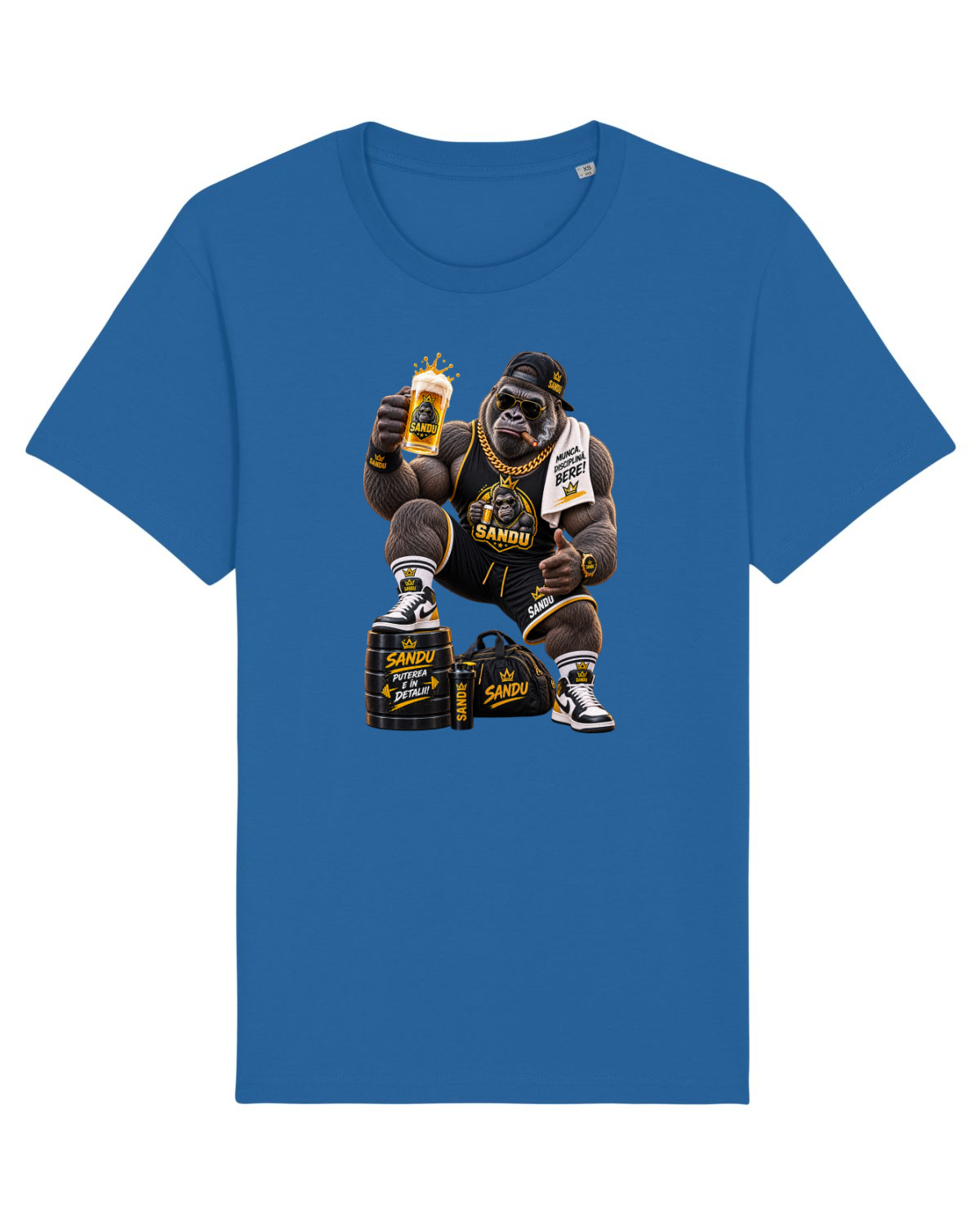 Tricou mânecă scurtă Unisex Rocker Royal Blue