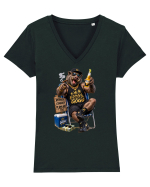 GOGU – Combinații pe bani grei Tricou mânecă scurtă guler V Damă Evoker