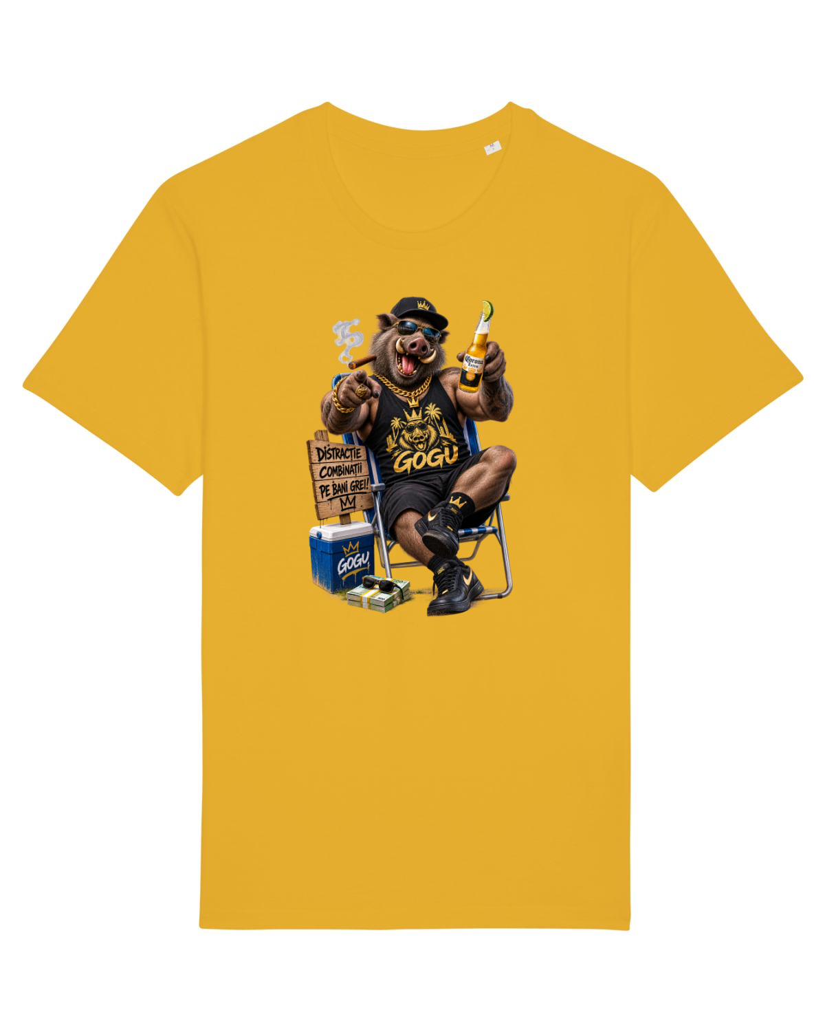 Tricou mânecă scurtă Unisex Rocker Spectra Yellow