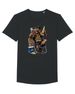 GOGU – Combinații pe bani grei Tricou mânecă scurtă guler larg Bărbat Skater