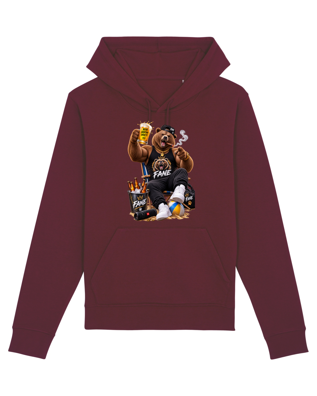 Hanorac Unisex Drummer Burgundy