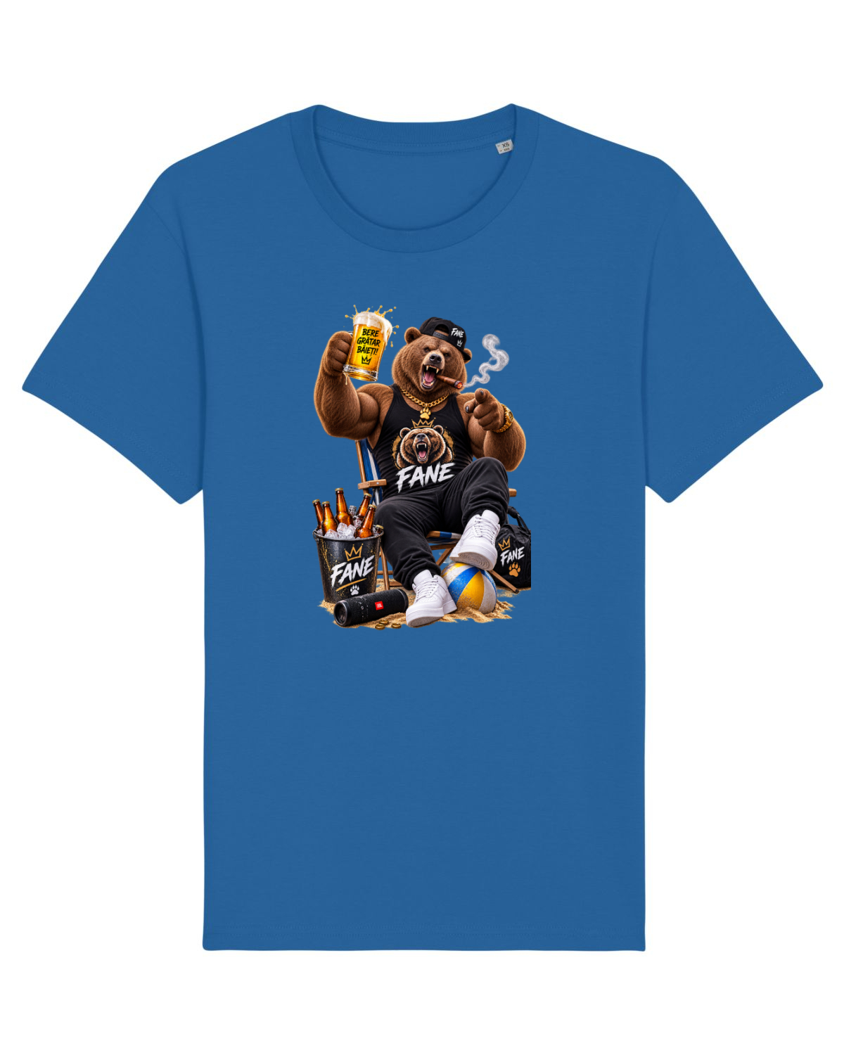 Tricou mânecă scurtă Unisex Rocker Royal Blue