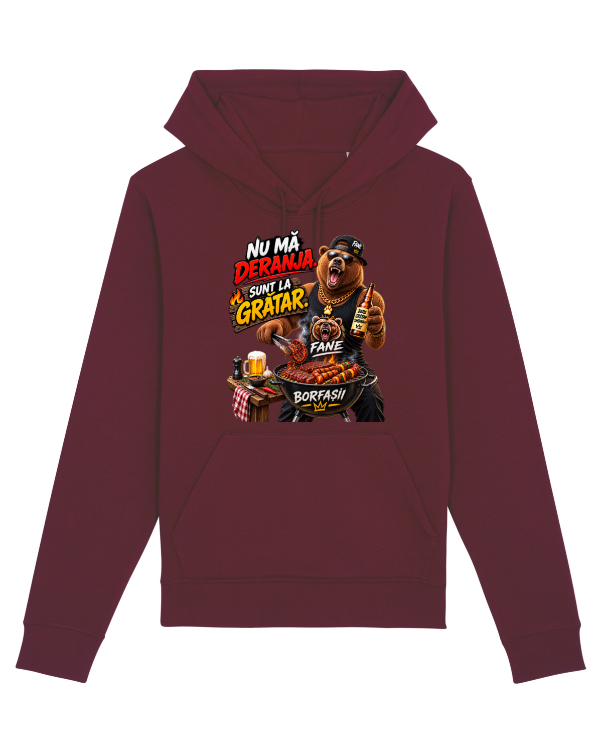 Hanorac Unisex Drummer Burgundy