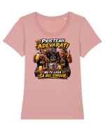 BORFAȘII – Prietenii adevărați nu te lasă să bei singur Tricou mânecă scurtă guler larg fitted Damă Expresser