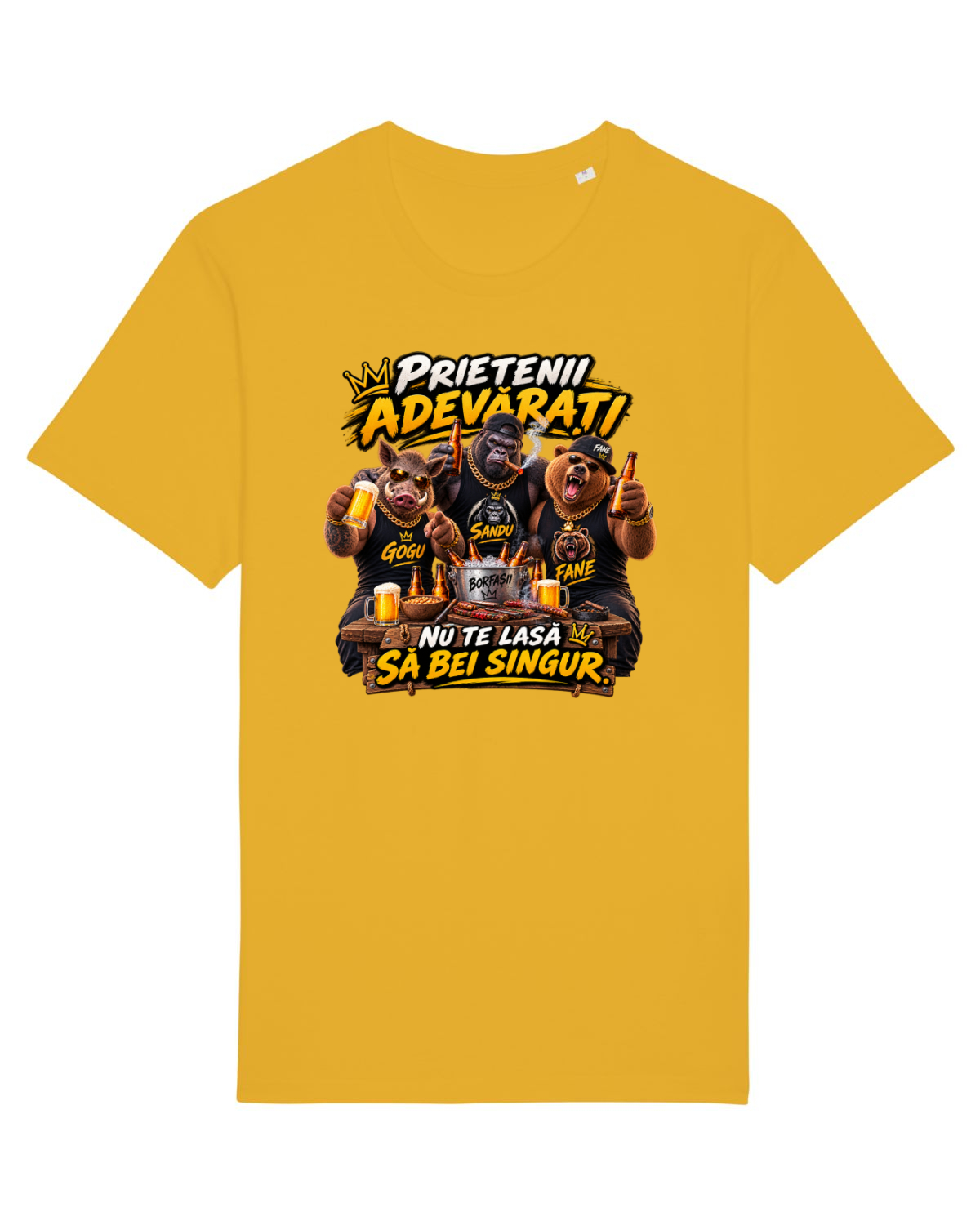 Tricou mânecă scurtă Unisex Rocker Spectra Yellow