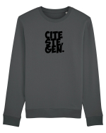 Citește, gen (negru) Bluză mânecă lungă Unisex Rise