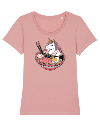 Unicorn Ramen Bowl Cute Japanese Food Noodles Chopsticks Canyon Pink