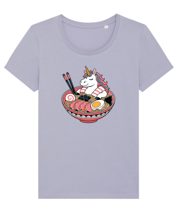 Unicorn Ramen Bowl Cute Japanese Food Noodles Chopsticks Lavender