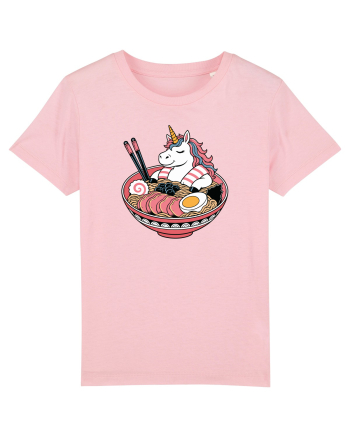 Unicorn Ramen Bowl Cute Japanese Food Noodles Chopsticks Cotton Pink