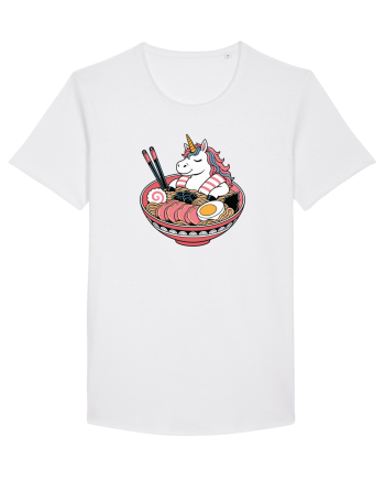 Unicorn Ramen Bowl Cute Japanese Food Noodles Chopsticks White