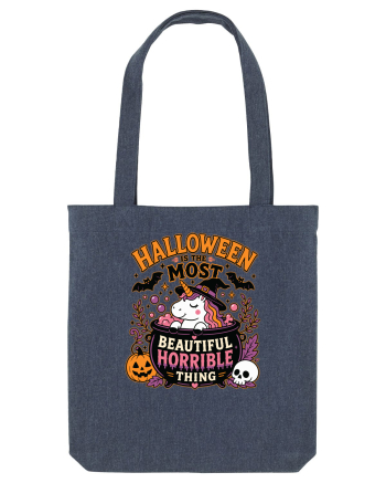 Halloween Unicorn Beautiful Horrible Thing Witch Costume  Midnight Blue