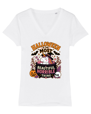 Halloween Unicorn Beautiful Horrible Thing Witch Costume  White