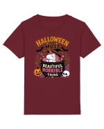 Halloween Unicorn Beautiful Horrible Thing Witch Costume  Tricou mânecă scurtă  Copii Mini Creator