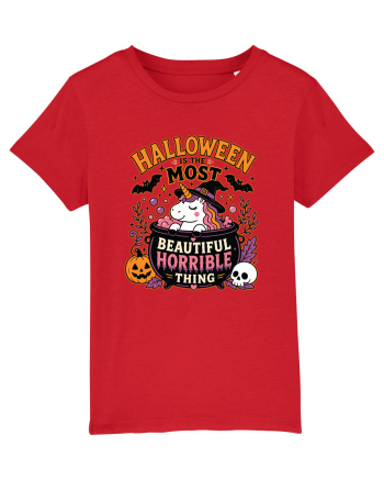 Halloween Unicorn Beautiful Horrible Thing Witch Costume  Red