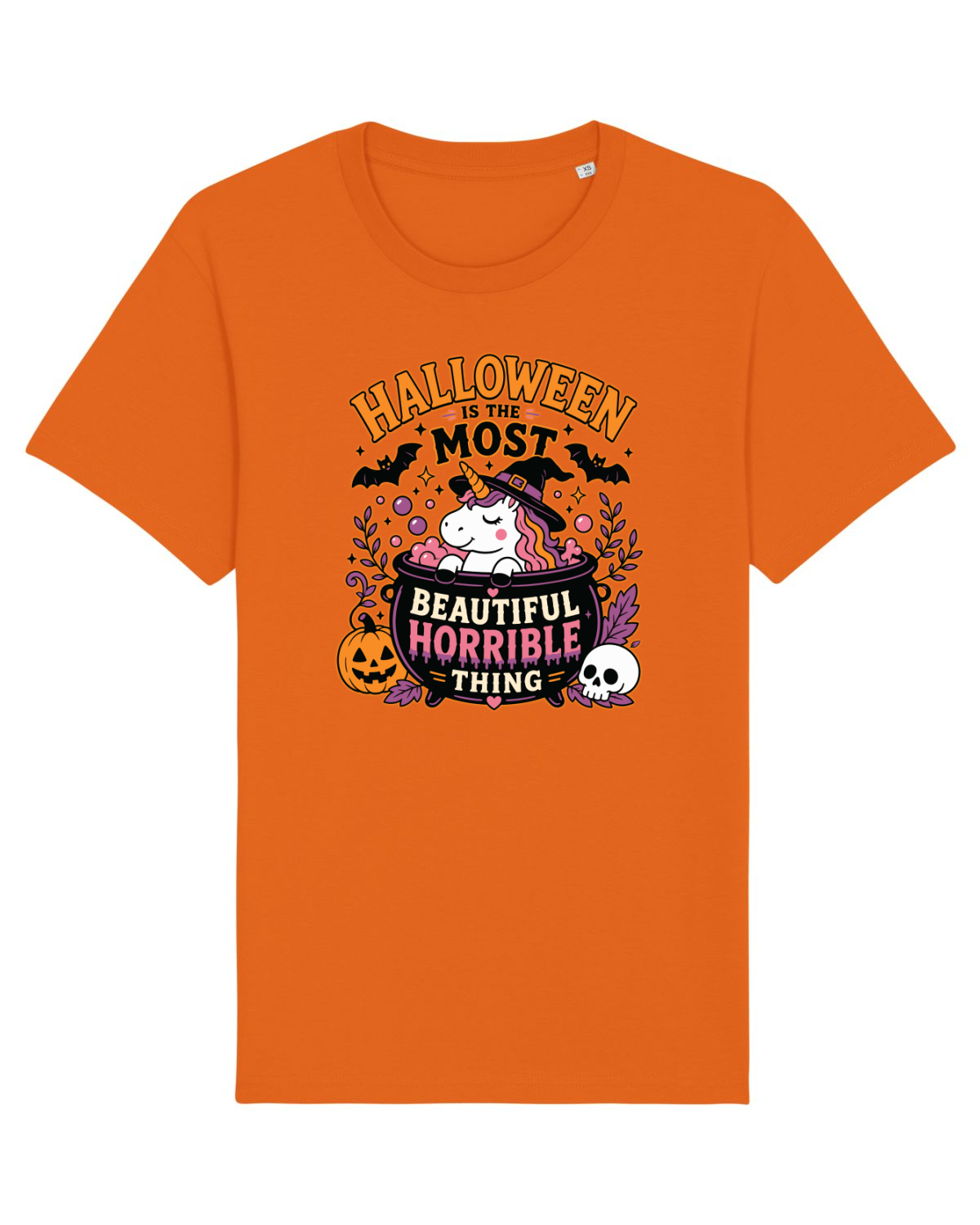 Tricou mânecă scurtă Unisex Rocker Bright Orange